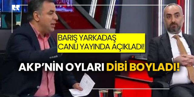 Barış Yarkadaş canlı yayında açıkladı! AKP’nin oyları dibi boyladı!