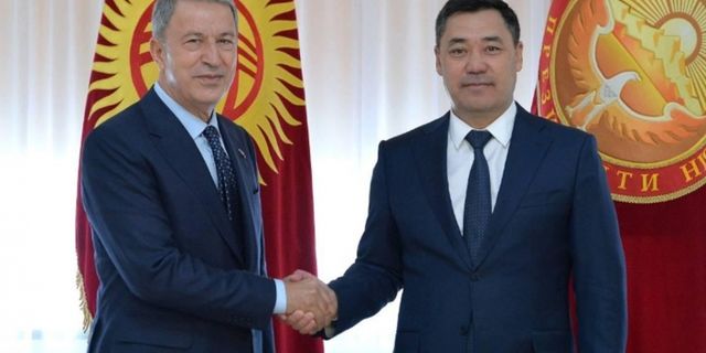 Milli Savunma Bakanı Hulusi Akar Kırgızistan'da