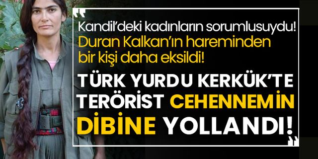 Kerkük'te PKK'lı terörist Taybet Bilen'le beraberindeki 2 terörist etkisiz hale getirildi!