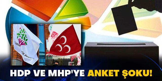 HDP ve MHP'ye anket şoku!