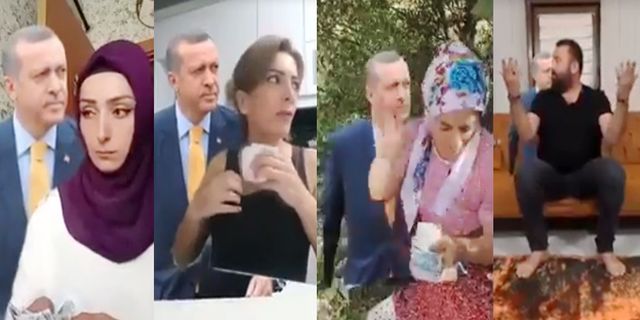 'Erdoğan'ın görünce para saklama' videosu çekenler hakkında soruşturma başlatıldı