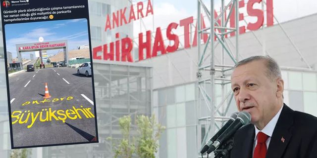 Erdoğan'ın "yol yok" açıklamasına Yavaş'tan fotoğraflı cevap