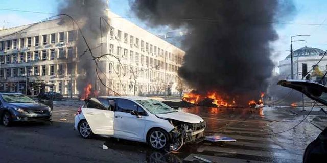 Rusya'dan Kiev'e intikam saldırısı: Ölü ve yaralılar var!