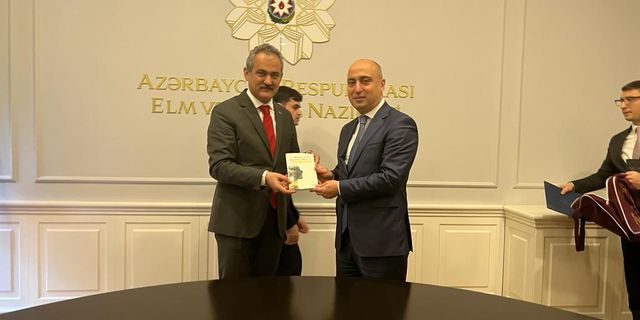 Bakan Özer, Azerbeycan Eğitim Bakanı ile bir araya geldi