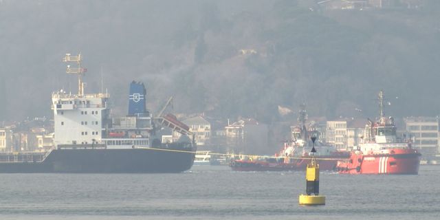 İstanbul'da karaya oturan gemi kurtarıldı