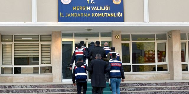 Mersin'de operasyon: 3 tutuklama