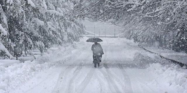 Nevşehir'de kar fırtınası uyarısı