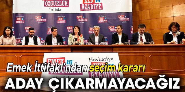 HDP'li Buldan açıkladı: Cumhurbaşkanı adayı çıkarmayacağız