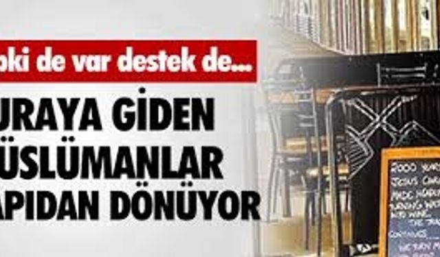 Özür Dileriz Müslümanlar Giremez