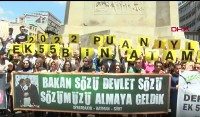 Atama yapılmayan 55 bin Öğretmene Sarıgül'den destek