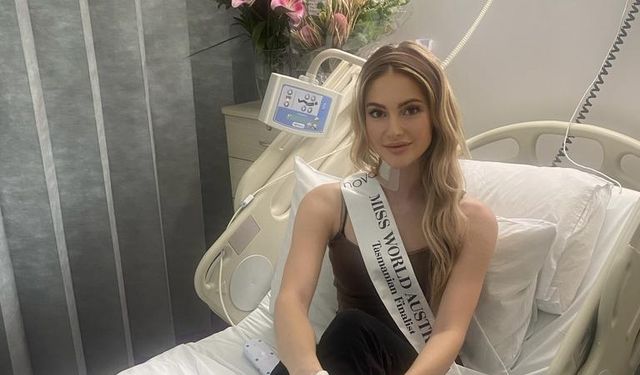 Miss World Australia güzelinin şüpheli hastalığı