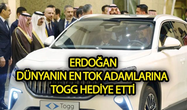 Erdoğan, Dünyanın en tok adamlarına TOGG hediye etti