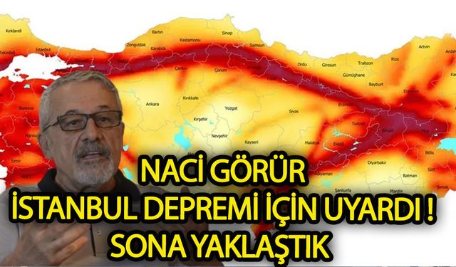 Naci Görür İstanbul depremi için gün verdi