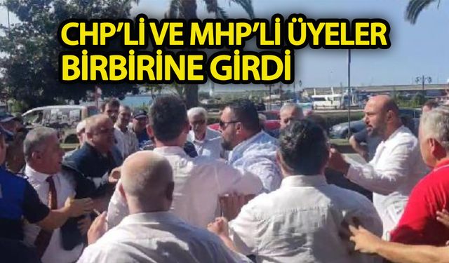 Meclis Toplantısı'nda CHP'li ve MHP'li üyeler birbirine girdi!