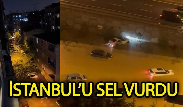 İstanbul'u sel vurdu:2 kişi hayatını kaybetti