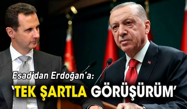Esad'dan Erdoğan'a 'Tek şartla görüşürüm'