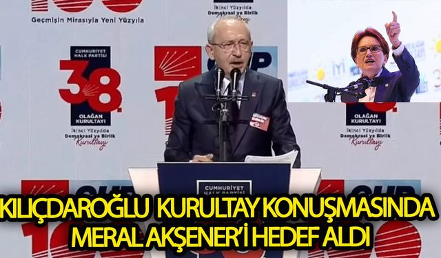 CHP  Kurultayı’nda Kemal Kılıçdaroğlu'ndan açıklama