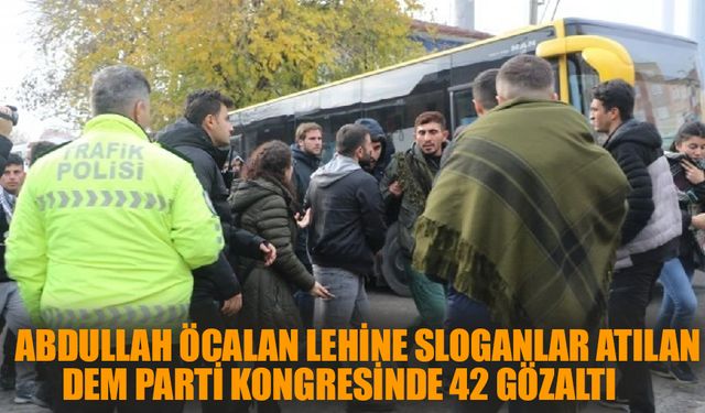 Diyarbakır'da DEM Parti kongresinde 42 gözaltı