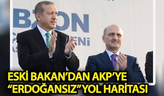 Eski Bakan’dan AKP’ye "Erdoğansız" yol haritası!