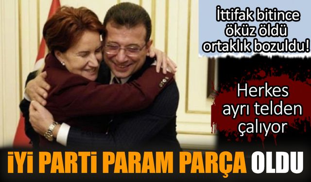 İYİ Parti param parça oldu. Herkes ayrı telden çalıyor