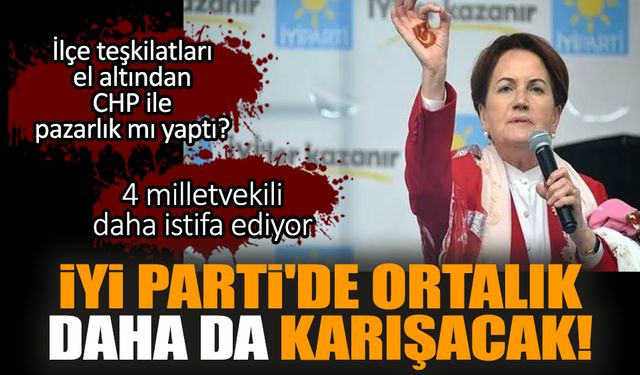 İYİ Parti'de ortalık daha da karışacak!