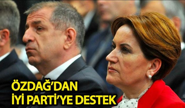 Ümit Özdağ’dan İYİ Parti’ye destek!