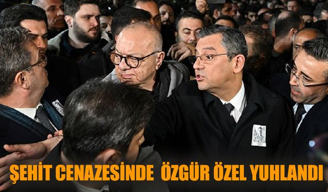 Şehit cenazesinde CHP Genel Başkanı protesto edildi