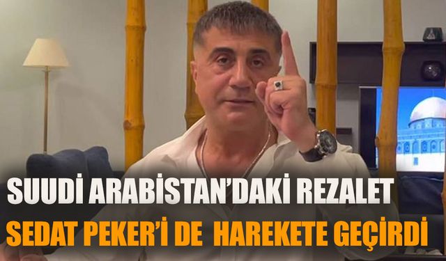 Suudi Arabistan’daki rezalet Sedat Peker’i de harekete geçirdi!