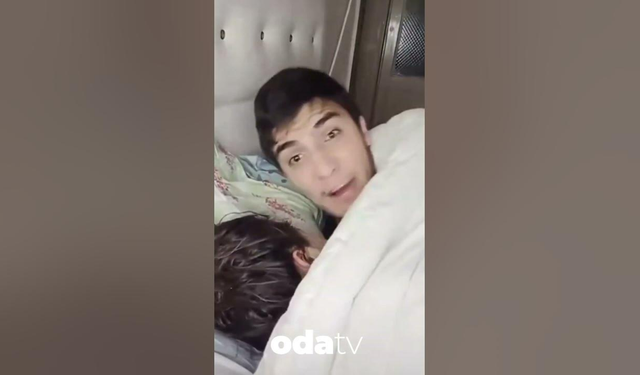 Yatakta video paylaşan çiftin ilginç açıklaması