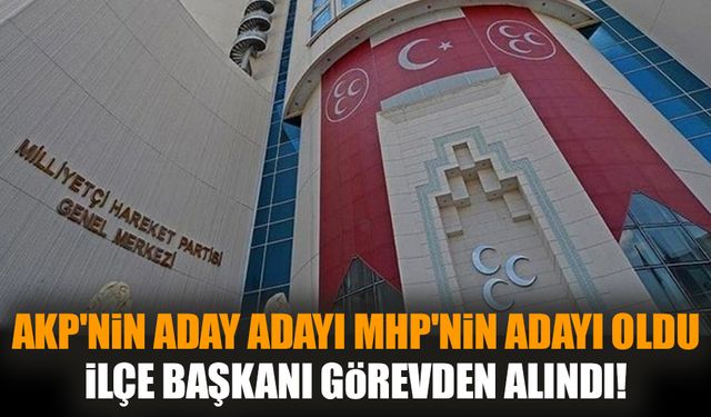 AKP'nin aday adayı MHP'nin adayı oldu