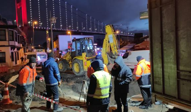 Beşiktaş'ta trafik durdu