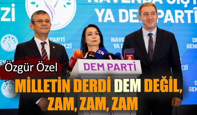 Özgür Özel, DEM İle olan ilişkilerini açıkladı