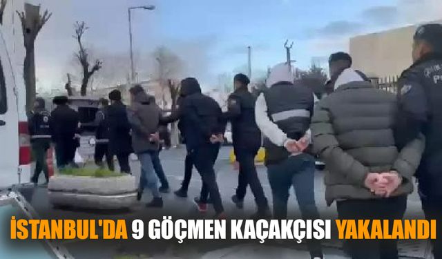 İstanbul'da göçmen kaçakçılarına operasyon