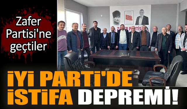 İYİ Parti'de istifa depremi! Zafer Partisi'ne geçtiler