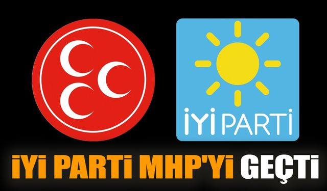 İYİ Parti MHP'yi geçti