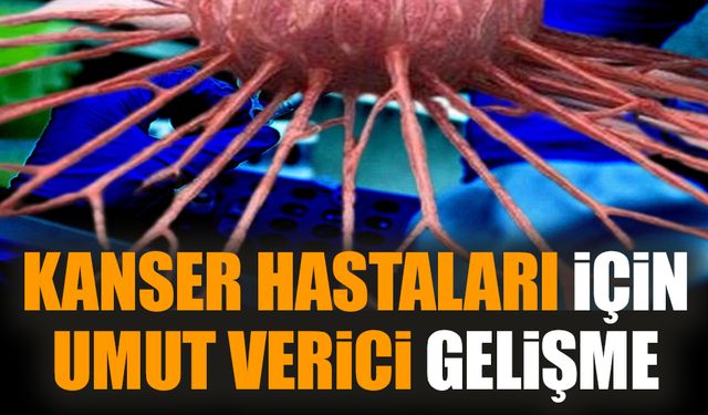 Kanser hastaları için umut verici gelişme