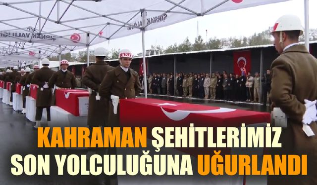 Kahraman Şehitlerimiz İçin Tören Düzenlendi