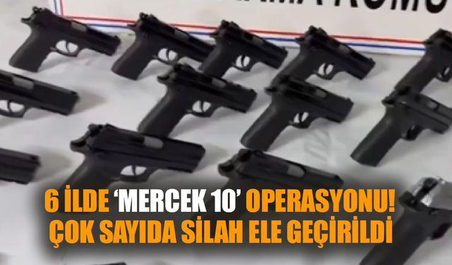 6 İlde Silah İmalatı ve Silah Kaçakçılığına Operasyon