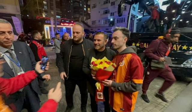 Galatasaray kafilesi, Trabzon'da