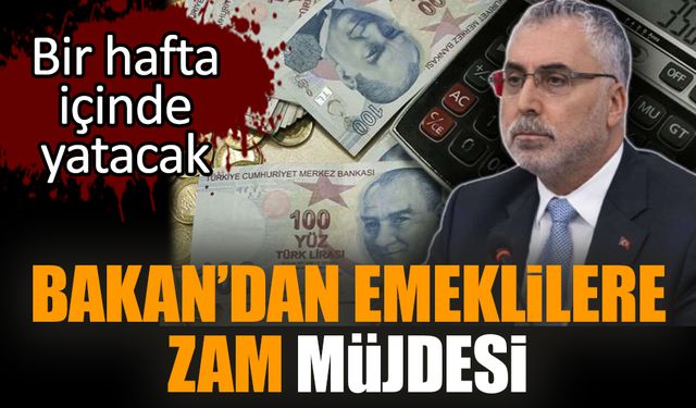 Bakan’dan emeklilere zam müjdesi