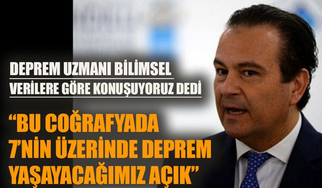 Marmara depremi için korkutan uyarı  “Bu coğrafyada 7’nin üzerinde deprem olacağı aşikar”