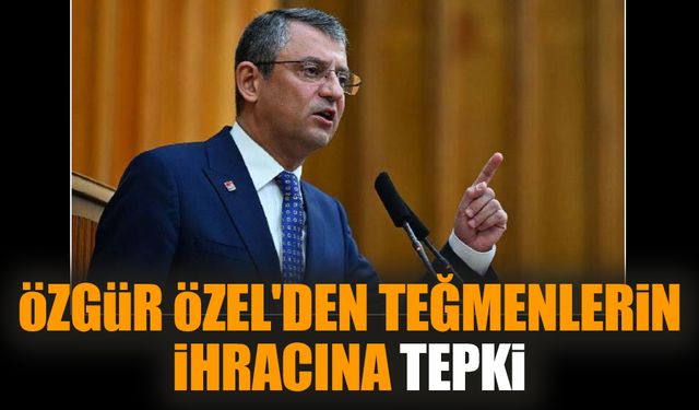 Özgür Özel'den teğmenlerin ihracına tepki