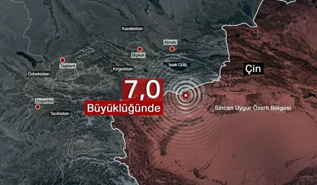 Sincan Uygur Özerk Bölgesi’nde büyük deprem