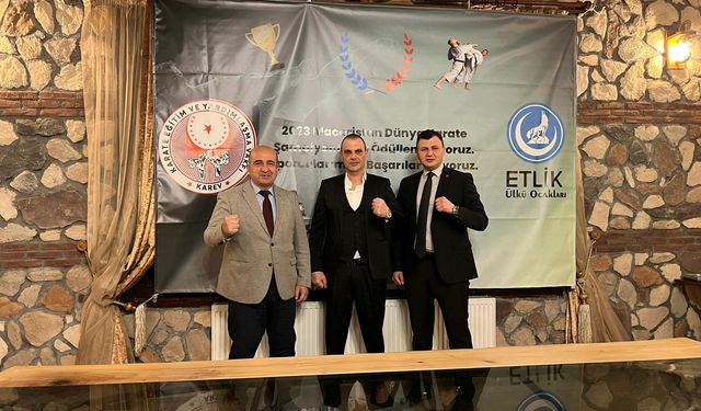 Kerim Yazıharman ve İbrahim Murat Gündüz Türk Karate Milli Takımına destek amacıyla bir akşam yemeği düzenledi