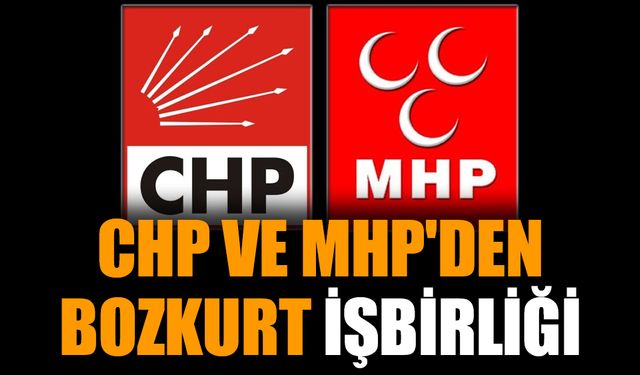 CHP ve MHP'den Bozkurt işbirliği