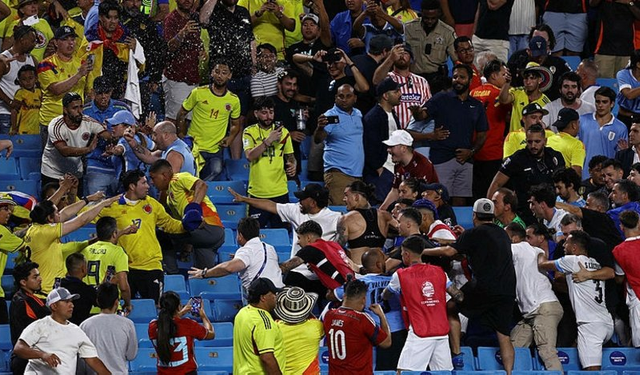 Copa America'da Yumruklar Konuştu