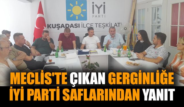 Meclis'te çıkan gerginliğe İYİ Parti saflarından yanıt