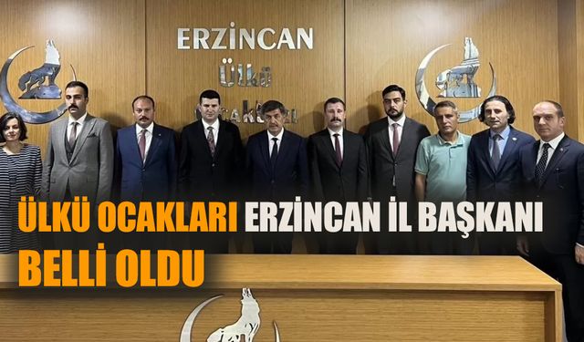 Ülkü Ocakları Erzincan İl Başkanı belli oldu,