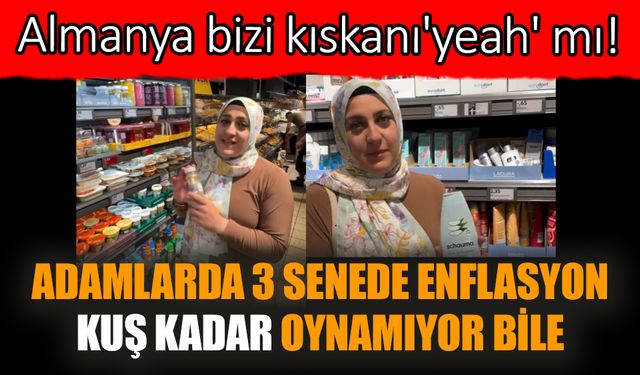 Adamlarda 3 senede enflasyon kuş kadar oynamıyor bile