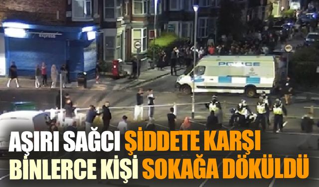 Aşırı Sağcı Şiddete Karşı Binlerce Kişi Sokağa Döküldü